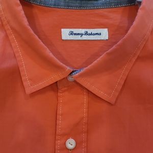 Men's 2XL Tommy Bahama Cool button-down shirt 95% cotton 1% spandex. Very Comfy.